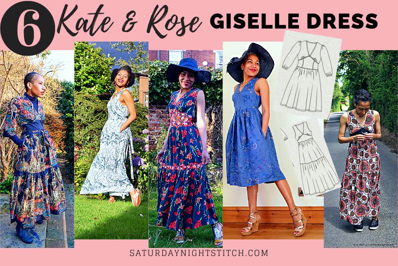 Kate and Rose Giselle Maxi Dress sewing Pattern review