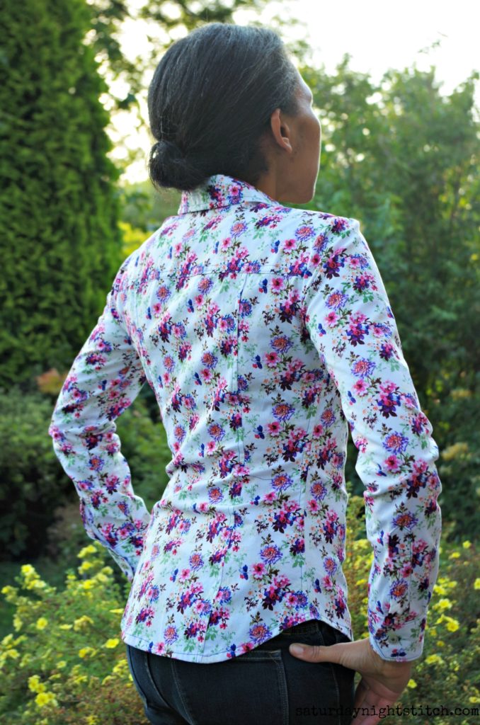 Sewaholic Patterns Granville Shirt Sewing Pattern - Back view