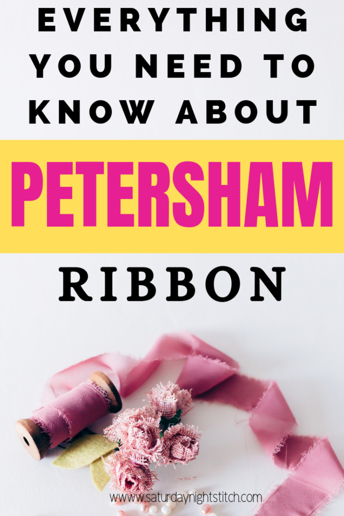 Everything you need to know about petersham ribbon is covered. For tips and tricks on how to get the best out sewing a petersham faced waistband click to read post. SaturdayNightStitch