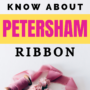 This is the ultimate guide to petersham ribbon. For tips and tricks on how to get the best out sewing a petersham faced waistband click to read post. SaturdayNightStitch