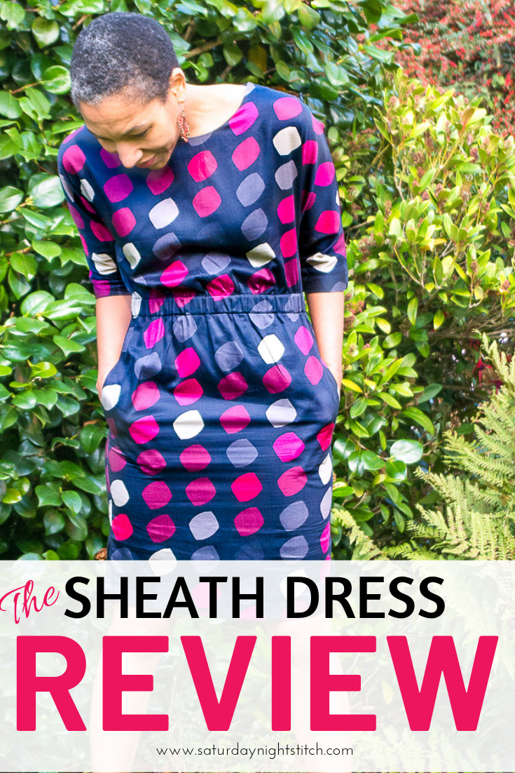 Avid Seamstress Sheath Dress sewing pattern review