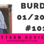 Burda 01/2016 #101 pattern review