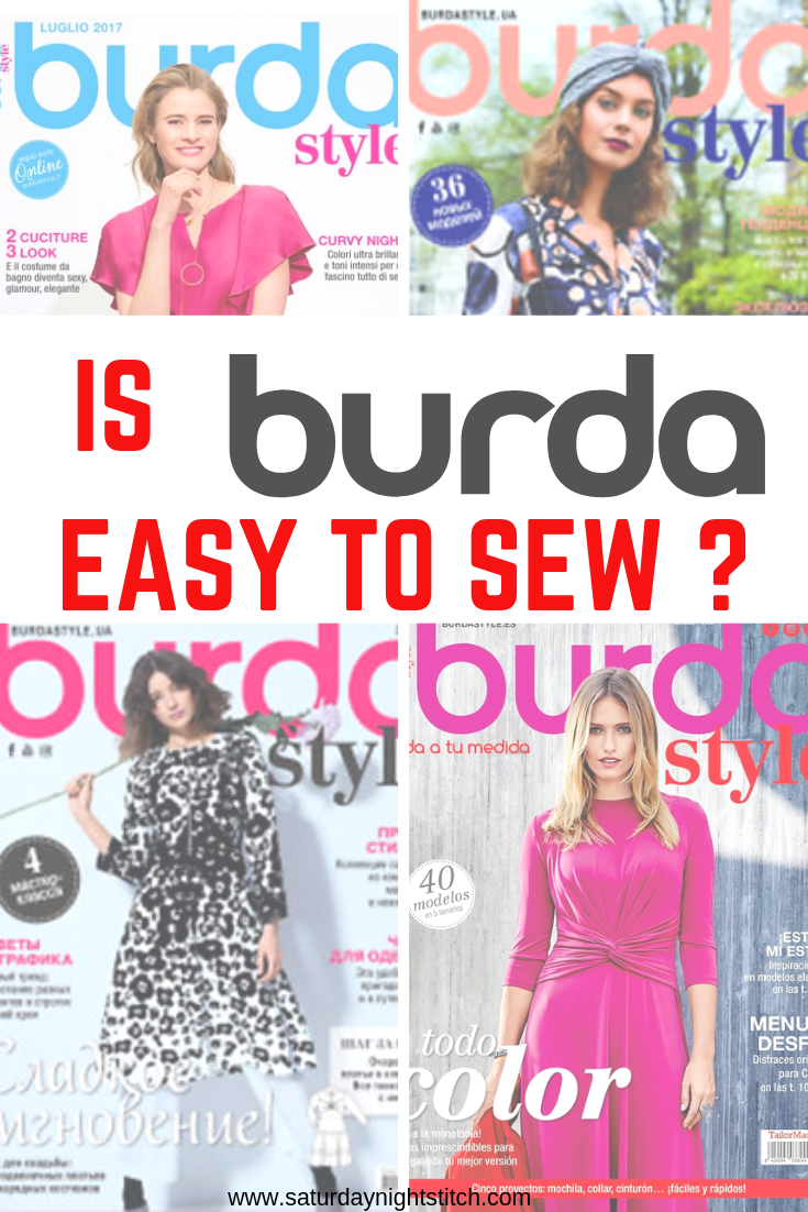 is burda easy to sew with