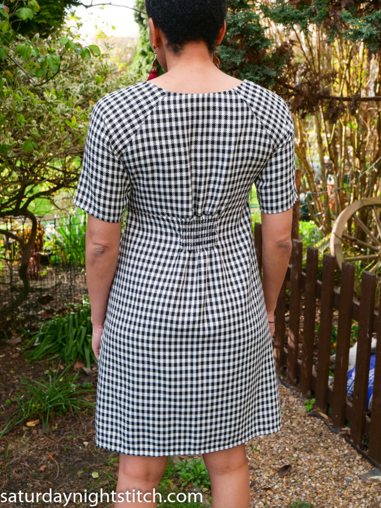 Everyday Chic Dress - Sew Different Patterns - Back view