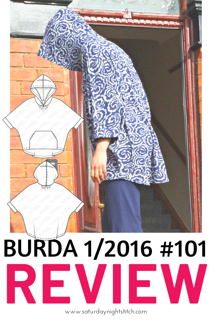 Burda 01/2016 #101 pattern review
