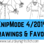 knipmoe 4/2019 line drawings styles