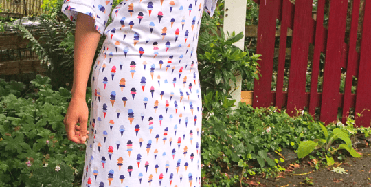 Sewing pattern review of Burda 6/2016 #101 jersy dress