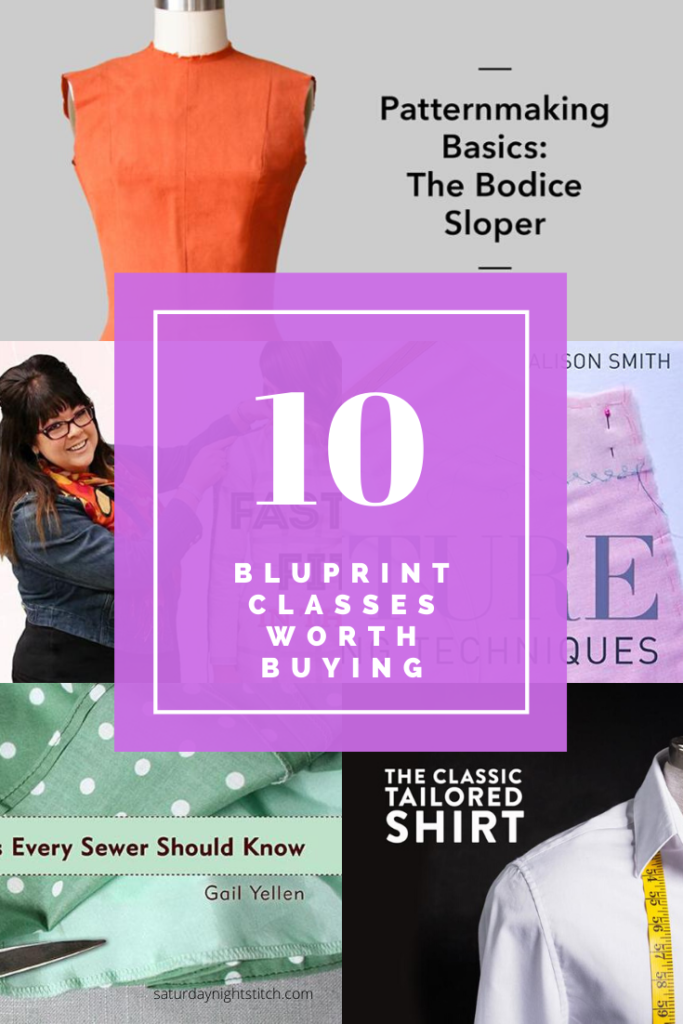 Should I but online sewing classes on Bluprint? Which ones are the best sewing classes?
