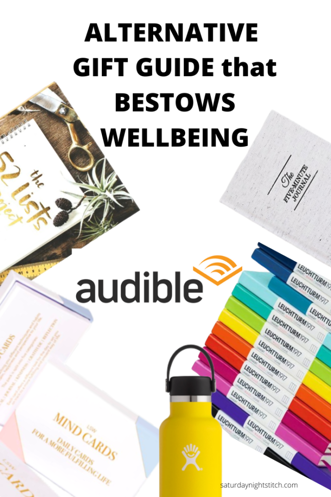 Alternative Christmas Gift Guide for Thoughtful and Practical presents that bestow well being.