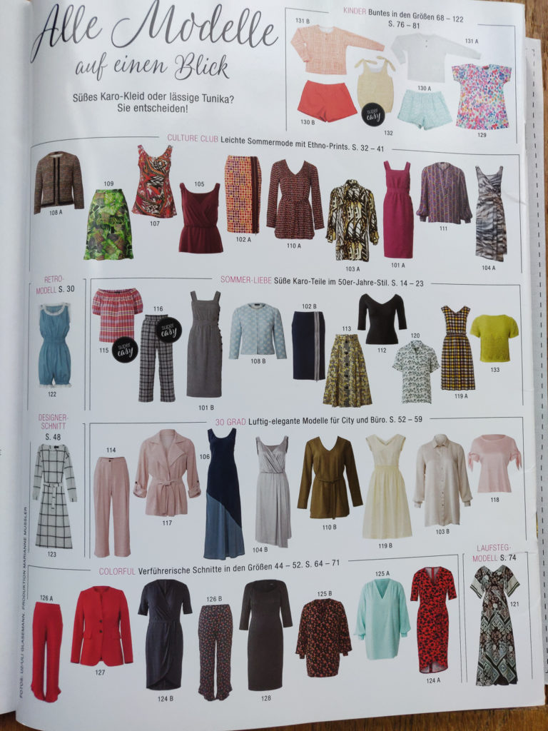 Burda 6/2019 ALL STYLES at a GLANCE