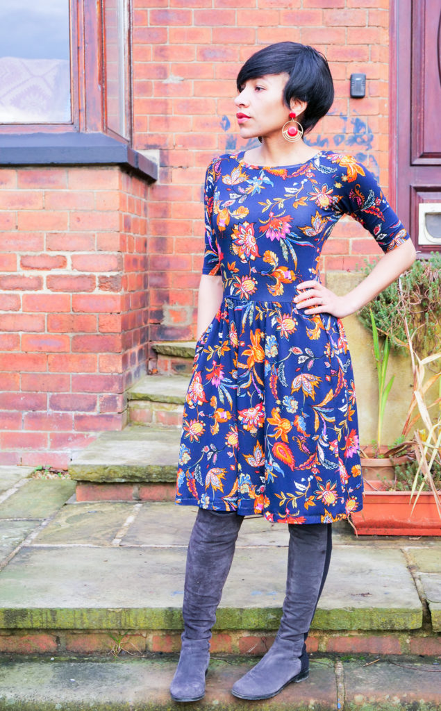 My 9th Colette Moneta Knit Dress Sewing Pattern Review