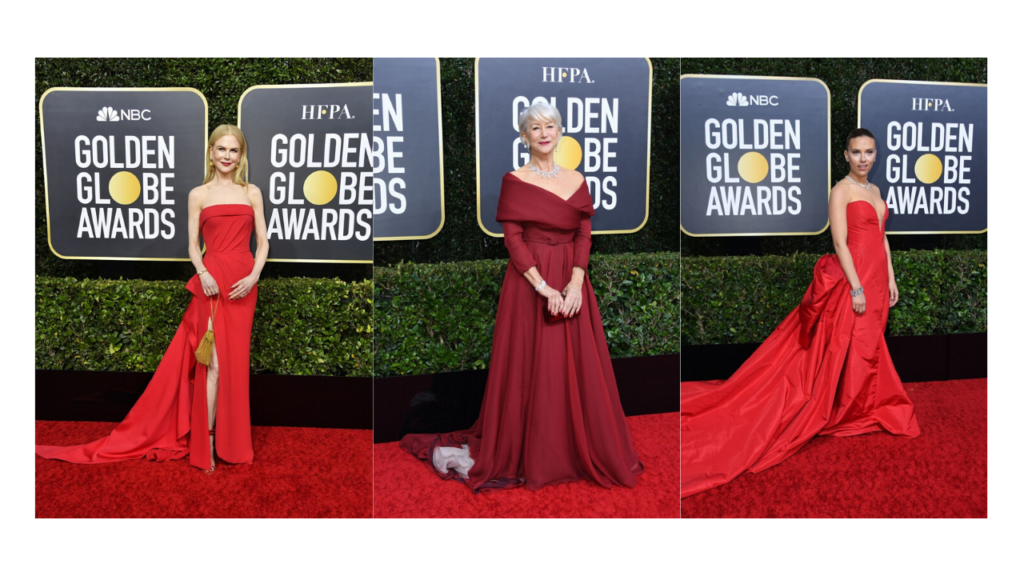 Best Red Carpet Red Gowns from Golden Globes 2020