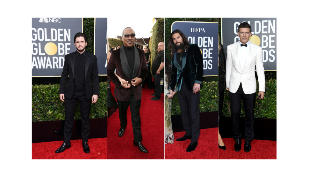 Men style at The Golden Globes 2020 Red carpet