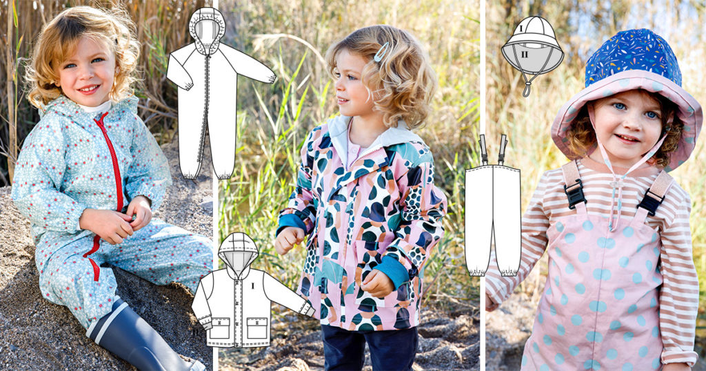 Burda 3/2020 Line Drawings - Burda Kids Patterns