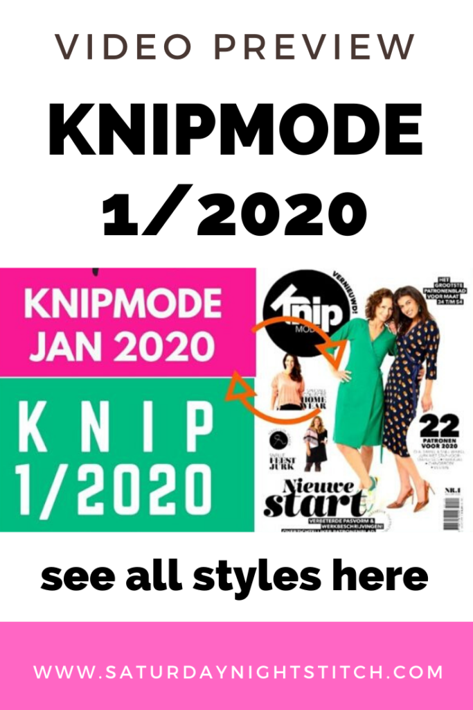 Knipmode 1/2020 Preview & Line Drawings