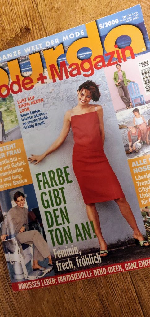 Sewing Goal Number 1 - Sew with vintage Burda magazines. #sewvintageburda2020 - Burda 2/2000 Cover