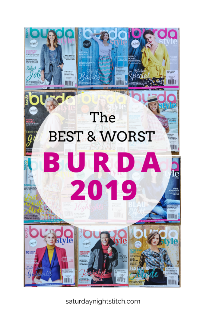 The Complete Guide to Burda Style 2019 Sewing Magazine - Saturday Night Stitch Burda - A Sewing Year in Review.