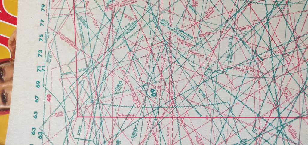 Burda 1969 Pattern SHeet