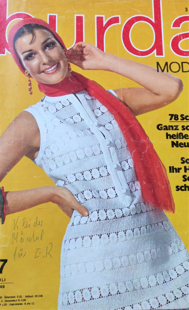 Burda July 1969 Magazine Cover