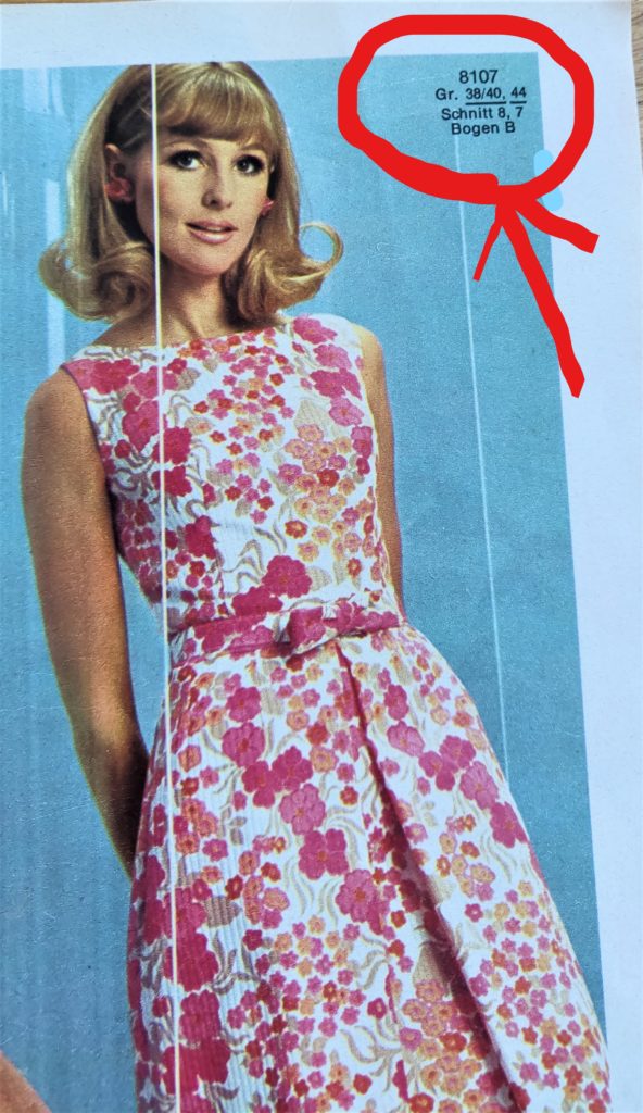 Vintage Burda Pattern