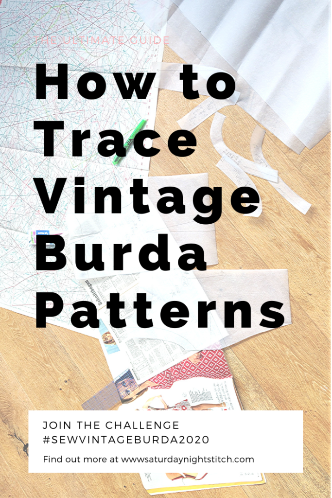 The Complete Guide to tracing Vintage Burda Sewing Patterns