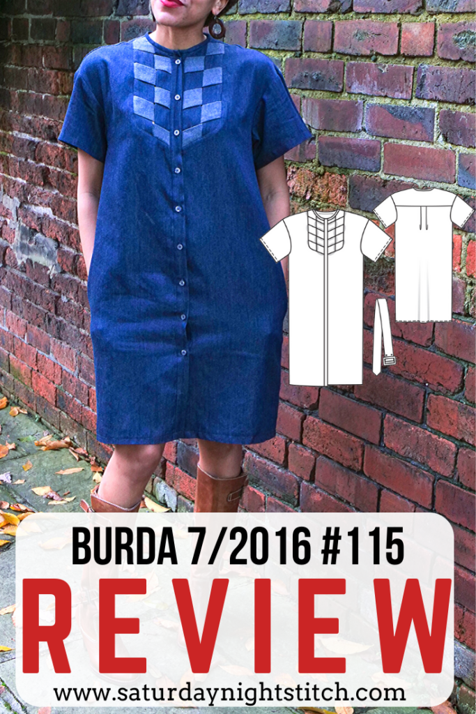 Burda 72016 #115  Review & Video Tutorial - Full sewing pattern review of a Burdastyle project.