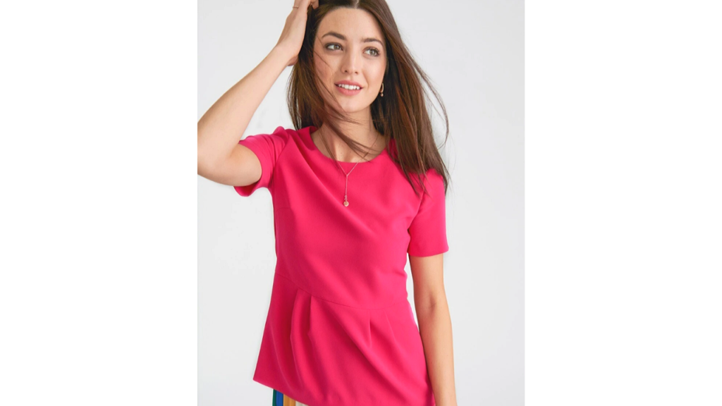  BURDA 5/2020 Preview Line Drawings - A simple peplum top