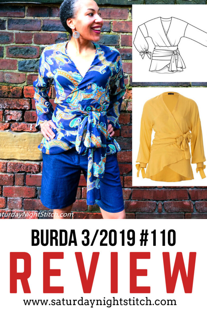 Burda 3/2019 #110 Sewing Pattern Review - Perfect DIY sewing project for the beginner sewing seamstress.
