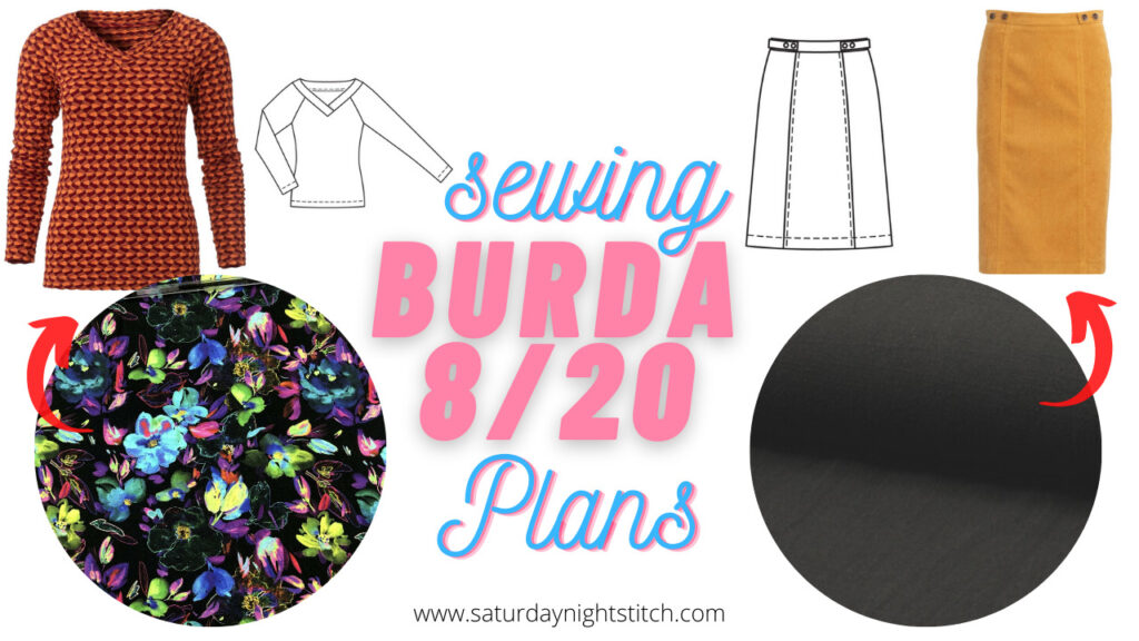 Burda 8/2020 #103 #112 Sewin Plans for Creating a handmade wardrobe. 