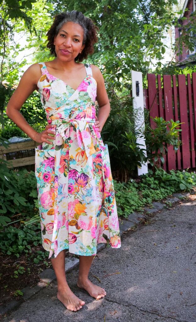 PatternEasy Retro Summer Wrap Dress Review - Pattern Easy Russian Sewing Patterns