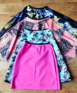 8 DIY Scuba Skirts - Batch Sewing Lady McElroy Fabrics - saturday night ...