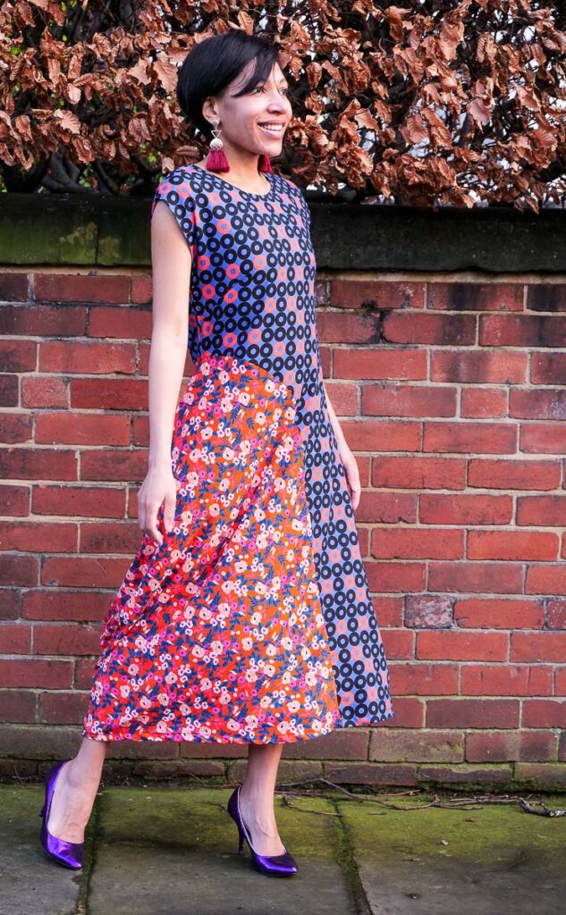 Sew Different Flounce Dress Review - A great beginner sewing pattern.