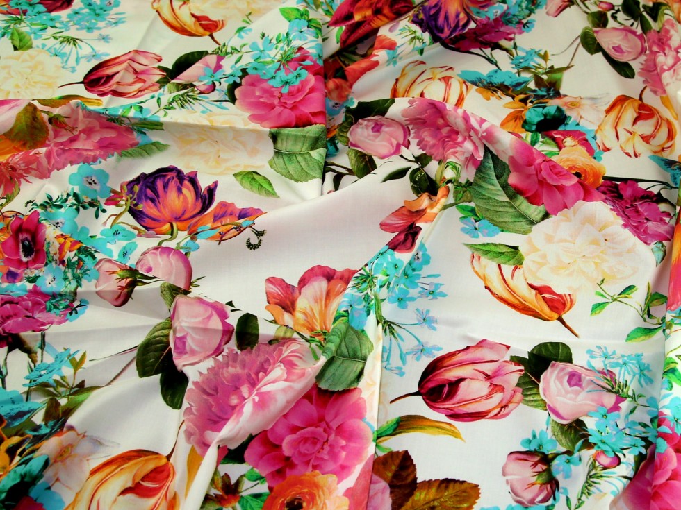 DIY Wrap SUmmer Dress - Lady McElroy Fabric Cotton Lawn
