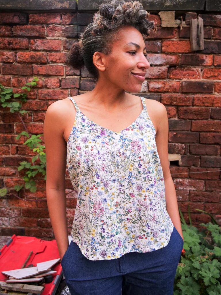 True Bias Ogden Cami Sewing Pattern Review in Liberty London Tana Lawn - Wildflowers. Summer sewing projects