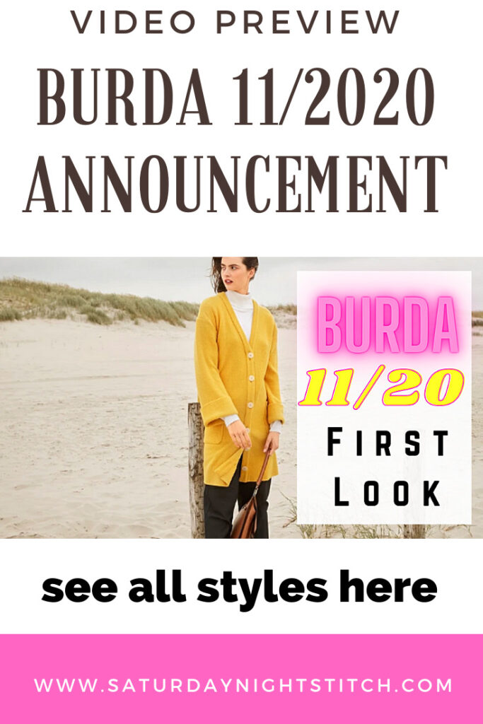 Burda 11/2020 First Look Preview
