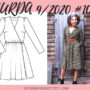 Burda 9/2020 #107 Wrap Dress Sewing Pattern Review