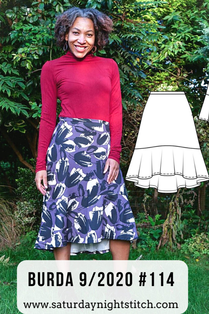 Burda 9/2020 #114 DIY SKirt Sewing Pattern Review