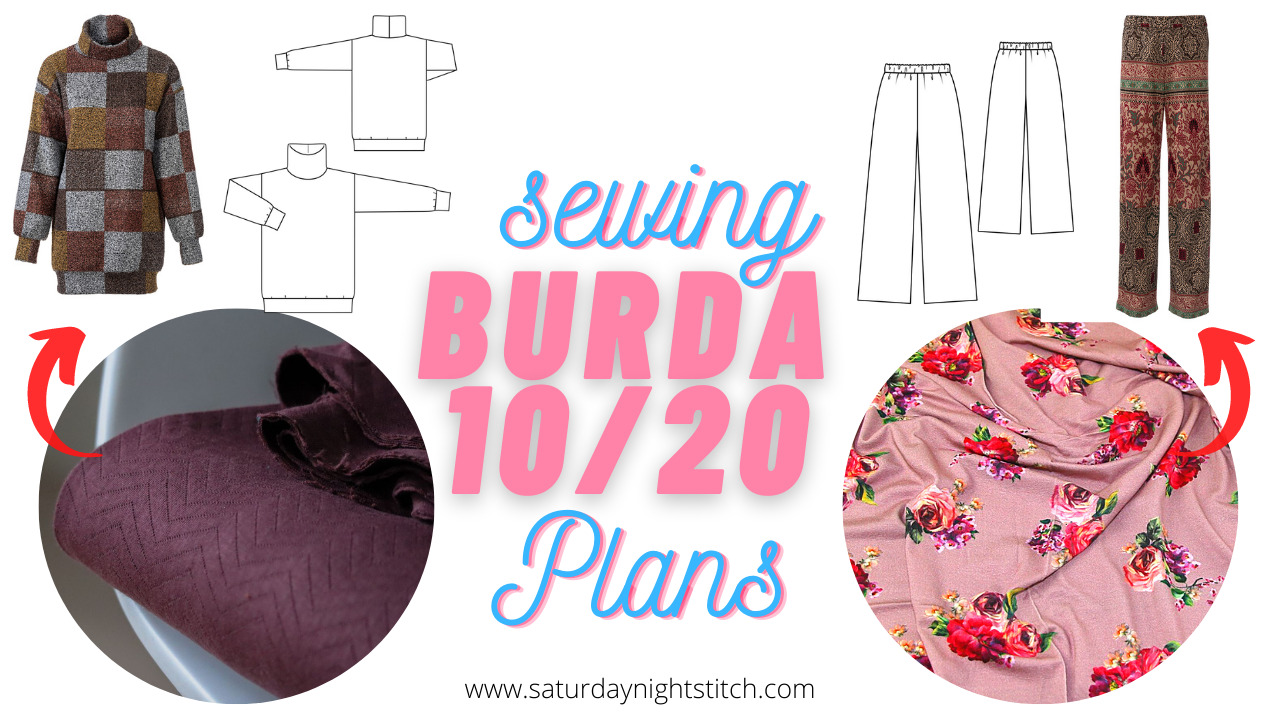 Burda 10/2020 Line Drawings |First Look | Preview - saturday night stitch
