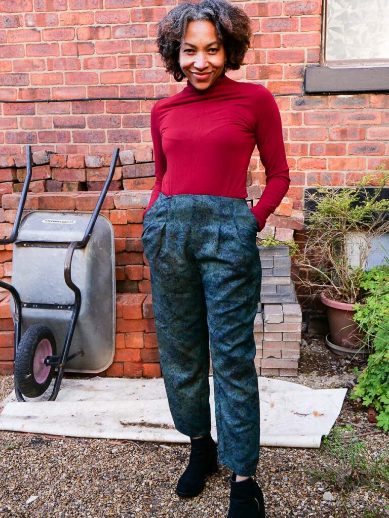 BURDA 10/2018 #102 Sewing Pattern Review | DIY Wool Pants - saturday night stitch sewing blog