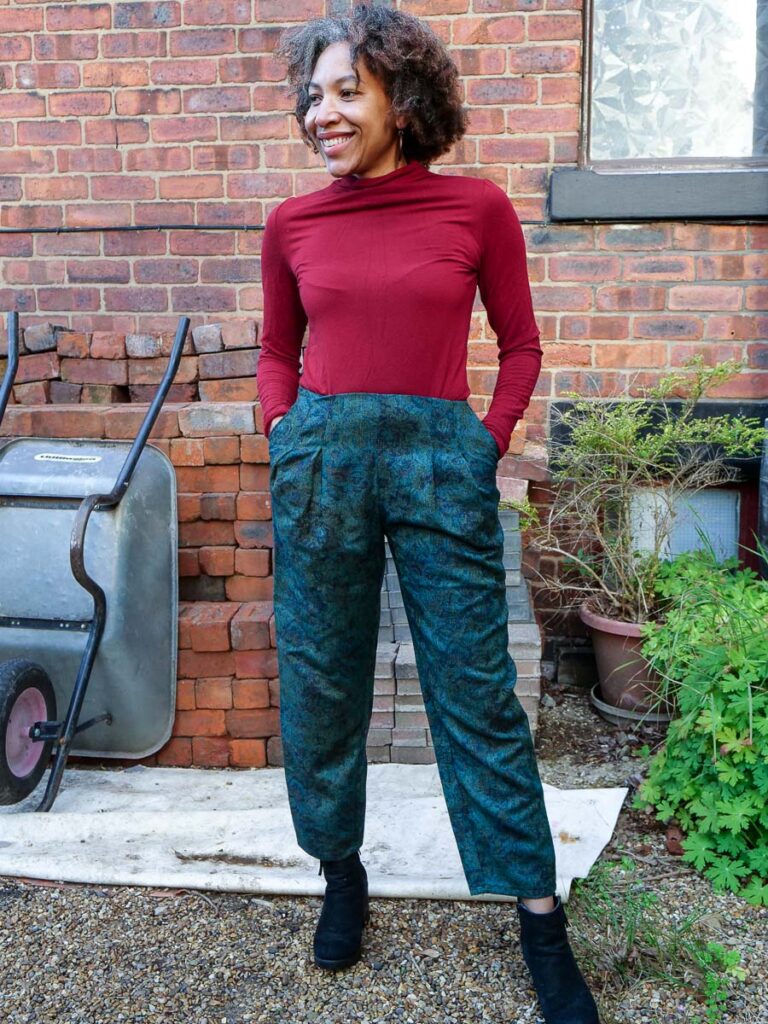 BURDA 10/2018 #102 Sewing Pattern Review | DIY Wool Pants - saturday night stitch sewing blog