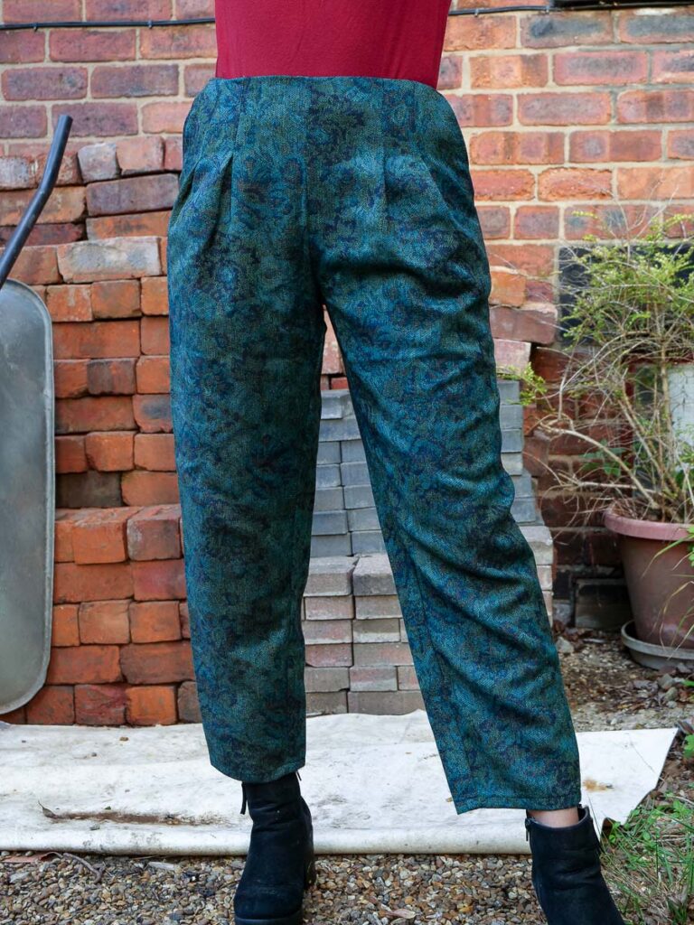 BURDAstyle 10/2018 #102 Sewing Pattern Review | DIY Wool Pants - saturday night stitch sewing blog