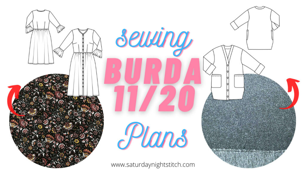 Burda 11/2020 Sewing Plans - saturday night stitch