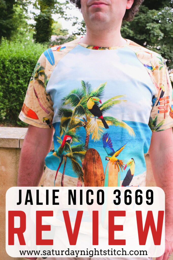 Jalie Nico Raglan Sleeve T Shirt - Sewing Pattern Review - saturday night stitch - sewing blog