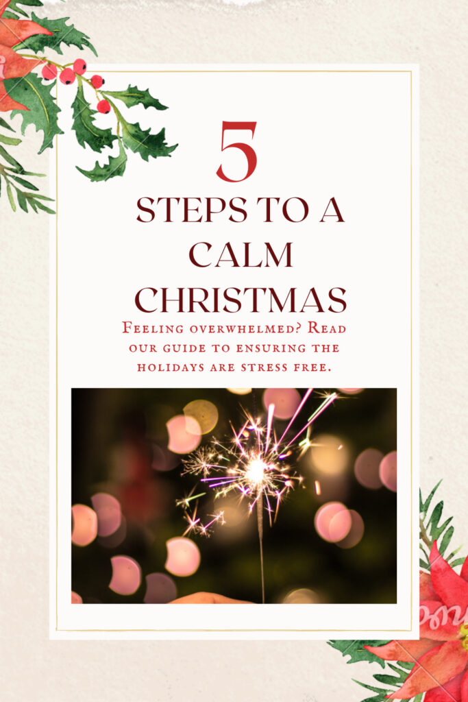 5 steps to a calm christmas - satudrday night stitch blog
