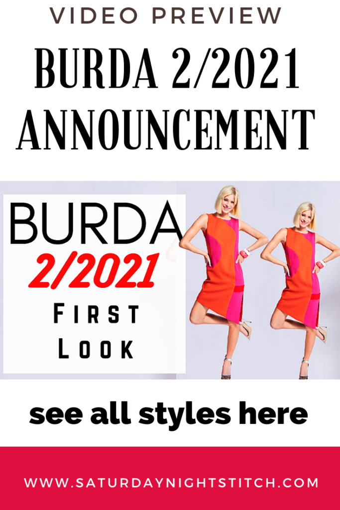 Burda 2/2021 Preview Line Drawings | saturday night stitch - sewing blog