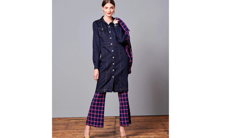 Denim dress sewing inspiration - Burda 2/2021 Preview Line Drawings | saturday night stitch - sewing blog