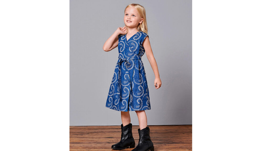 Kids wrap dress sewing pattern - Burda 2/2021 Preview Line Drawings | saturday night stitch - sewing blog