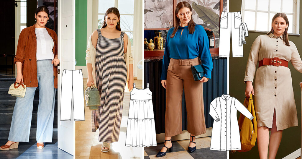 Burda Plus Size 5/2021 Line Drawings | Saturday Night Stitch - a sewing blog