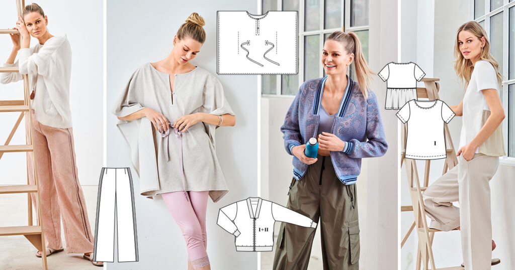 Burda 5/2021 Line Drawings | Yoga Sewing Patterns |Saturday Night Stitch - a sewing blog