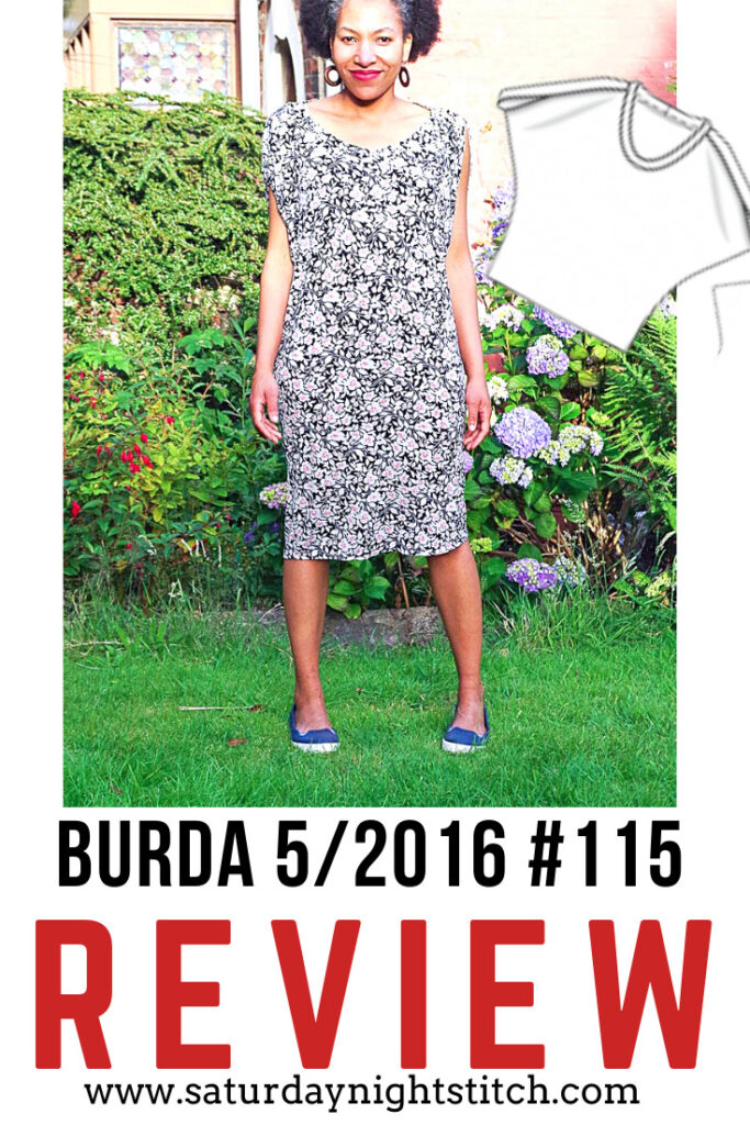 Burda 5/2016 #115 Sewing Pattern Review | Saturday Nights Stitch - a sewing blog